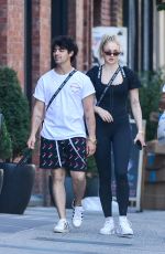 SOPHIE TURNER and Joe Jonas Out in New York 07/19/2018
