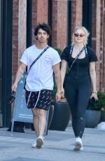 SOPHIE TURNER and Joe Jonas Out in New York 07/19/2018