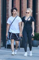 SOPHIE TURNER and Joe Jonas Out in New York 07/19/2018