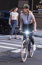 SOPHIE TURNER in Leggings Out in New York 07/20/2018