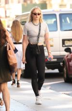 SOPHIE TURNER Out and About in New York 07/20/2018