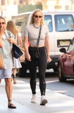 SOPHIE TURNER Out and About in New York 07/20/2018