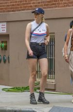 SOPHIE TURNER Out and About in New York 07/26/2018\