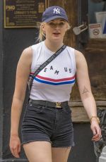 SOPHIE TURNER Out and About in New York 07/26/2018\