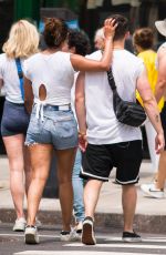 SOPHIE TURNER, PRIYANA CHOPRA with Jonas Brothers Riding CitiBikes Out in New York 07/05/2018