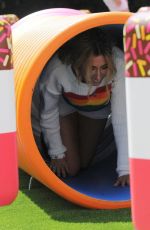 STACEY SOLOMON at Fab Ice Cream Pop Up Play Park in London 07/07/2018