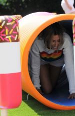 STACEY SOLOMON at Fab Ice Cream Pop Up Play Park in London 07/07/2018