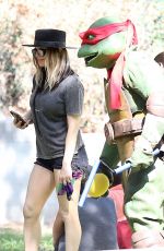 STACY FERGIE FERGUSON at a Ninja Turtles Themed Party in Los Angeles 07/29/2018