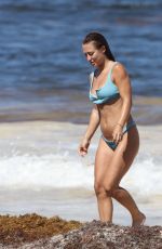 STEFANIE KNIGHT in Bikini on the Beach in Tulum 07/22/2018