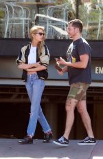 STELLA MAXWELL Leaves Cafe Gratitude in Los Angeles 07/23/2018