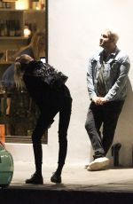 STELLA MAXWELL Out for Dinner with Friends in Pasadena 07/03/2018