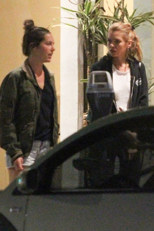 STELLA MAXWELL Out for Dinner with Friends in Pasadena 07/03/2018
