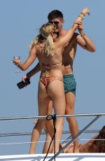 STEPHANIE PRATT in Bikini on a Yacht in Formentera 07/28/2018