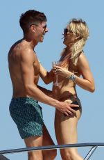 STEPHANIE PRATT in Bikini on a Yacht in Formentera 07/28/2018