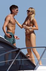 STEPHANIE PRATT in Bikini on a Yacht in Formentera 07/28/2018
