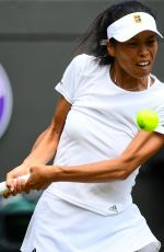 SU-WEI HSIEH at Wimbledon Tennis Championships in London 07/07/2018