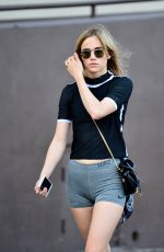 SUKI WATERHOUSE Leaves a Gym in Los Angeles 07/19/2018