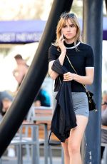 SUKI WATERHOUSE Leaves a Gym in Los Angeles 07/19/2018