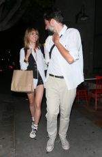 SUKI WTAERHOUSE Leaves Republique Restaurant in Los Angeles 07/17/2018