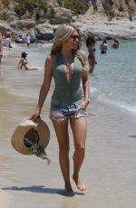 SYLVIE MEIS Out on the Beach in Mykonos 07/07/2018