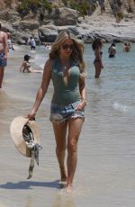 SYLVIE MEIS Out on the Beach in Mykonos 07/07/2018