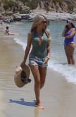 SYLVIE MEIS Out on the Beach in Mykonos 07/07/2018