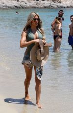 SYLVIE MEIS Out on the Beach in Mykonos 07/07/2018