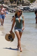SYLVIE MEIS Out on the Beach in Mykonos 07/07/2018