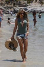 SYLVIE MEIS Out on the Beach in Mykonos 07/07/2018