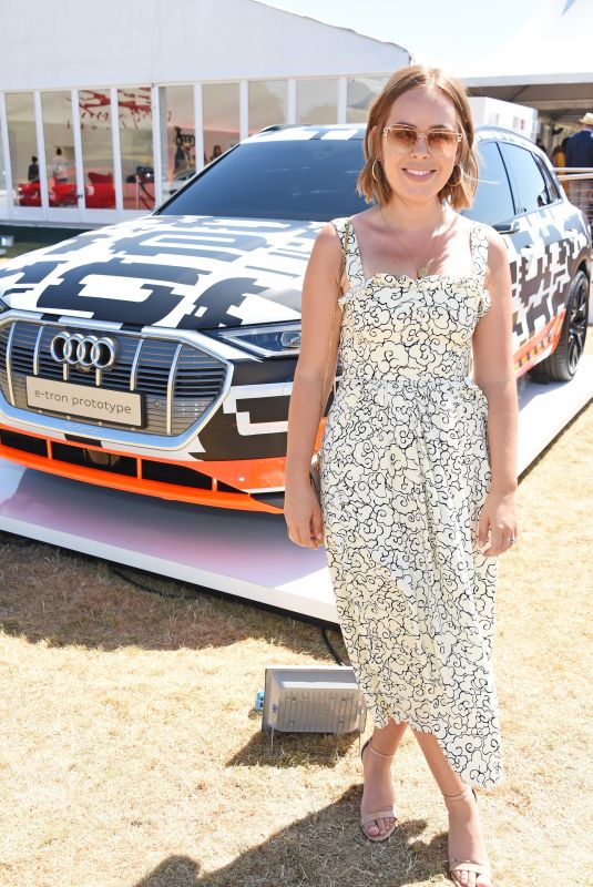 TANYA BURR at Audi Polo Challenge at Coworth Park Polo Club 07/01/2018