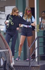 TAYLOR SWIFT and GIGI HADID Leaves Taylor