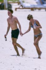 TAYLOR SWIFT in Bikini at a Beach in Turks and Caicos 07/09/2018