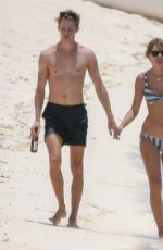 TAYLOR SWIFT in Bikini at a Beach in Turks and Caicos 07/09/2018