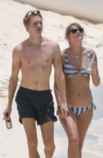 TAYLOR SWIFT in Bikini at a Beach in Turks and Caicos 07/09/2018