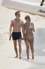 TAYLOR SWIFT in Bikini at a Beach in Turks and Caicos 07/09/2018