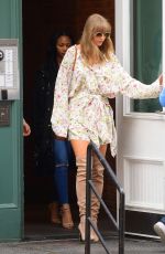TAYLOR SWIFT in High Knee Boots Out in New York 07/15/2018