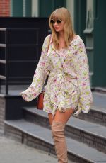 TAYLOR SWIFT in High Knee Boots Out in New York 07/15/2018