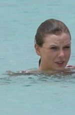 TAYLOR SWIFT in Swimsuit at Beach in Turks and Caicos 07/05/2018