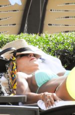 TERESA GIUDICE in Bikini at a Pool in Orlando 07/05/2018