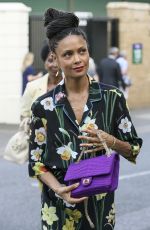 THANDIE NEWTON at Wimbledon Tennis Championships in London 07/14/2018