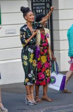 THANDIE NEWTON at Wimbledon Tennis Championships in London 07/14/2018
