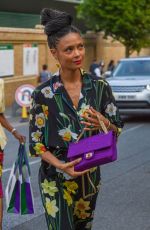 THANDIE NEWTON at Wimbledon Tennis Championships in London 07/14/2018