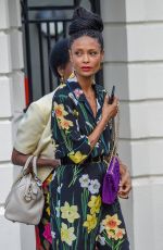 THANDIE NEWTON at Wimbledon Tennis Championships in London 07/14/2018