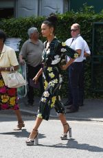 THANDIE NEWTON at Wimbledon Tennis Championships in London 07/14/2018