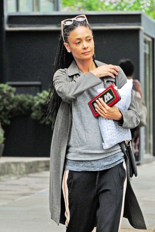 THANDIE NEWTON Out in Notting Hill 07/17/2018