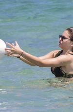 THYLANE BLONDEAU in Bikini at a Beach in St Tropez 07/09/2018