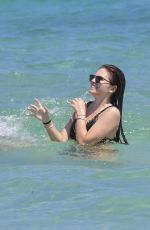 THYLANE BLONDEAU in Bikini at a Beach in St Tropez 07/09/2018