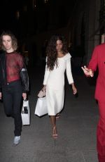 TINA KUNAKEY at Dior Dinner at Place Vendome in Paris 07/02/2018