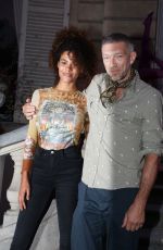 TINA KUNAKEY at Jean-Paul Gaultier Scandal Discotheque Party in Paris 07/04/2018