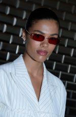 TINA KUNAKEY at Jean-Paul Gaultier Show at Paris Fashion Week 07/04/2018
